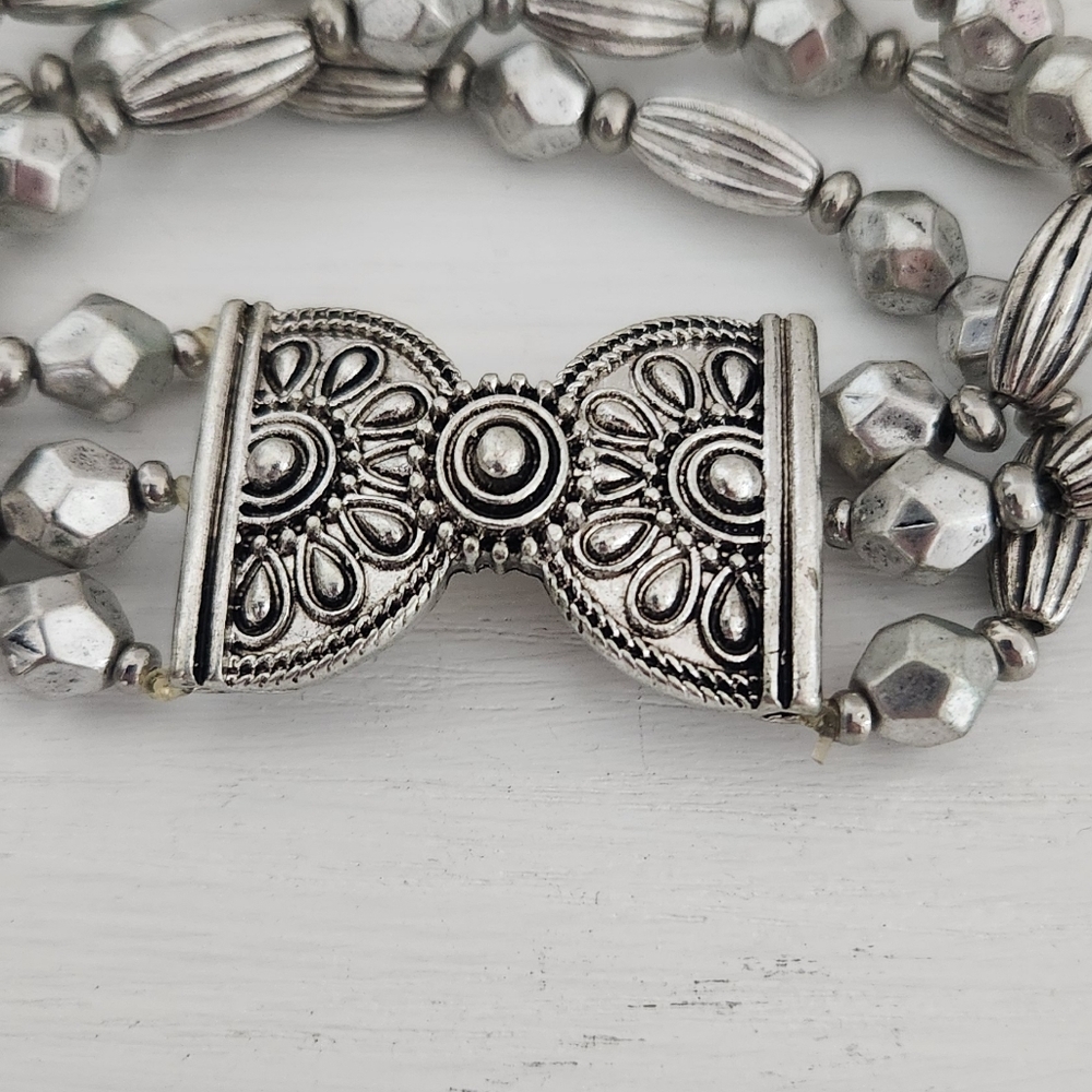Ruby Rd. Metal Essentials Beaded Stretch Bracelet - Picture 5 of 5